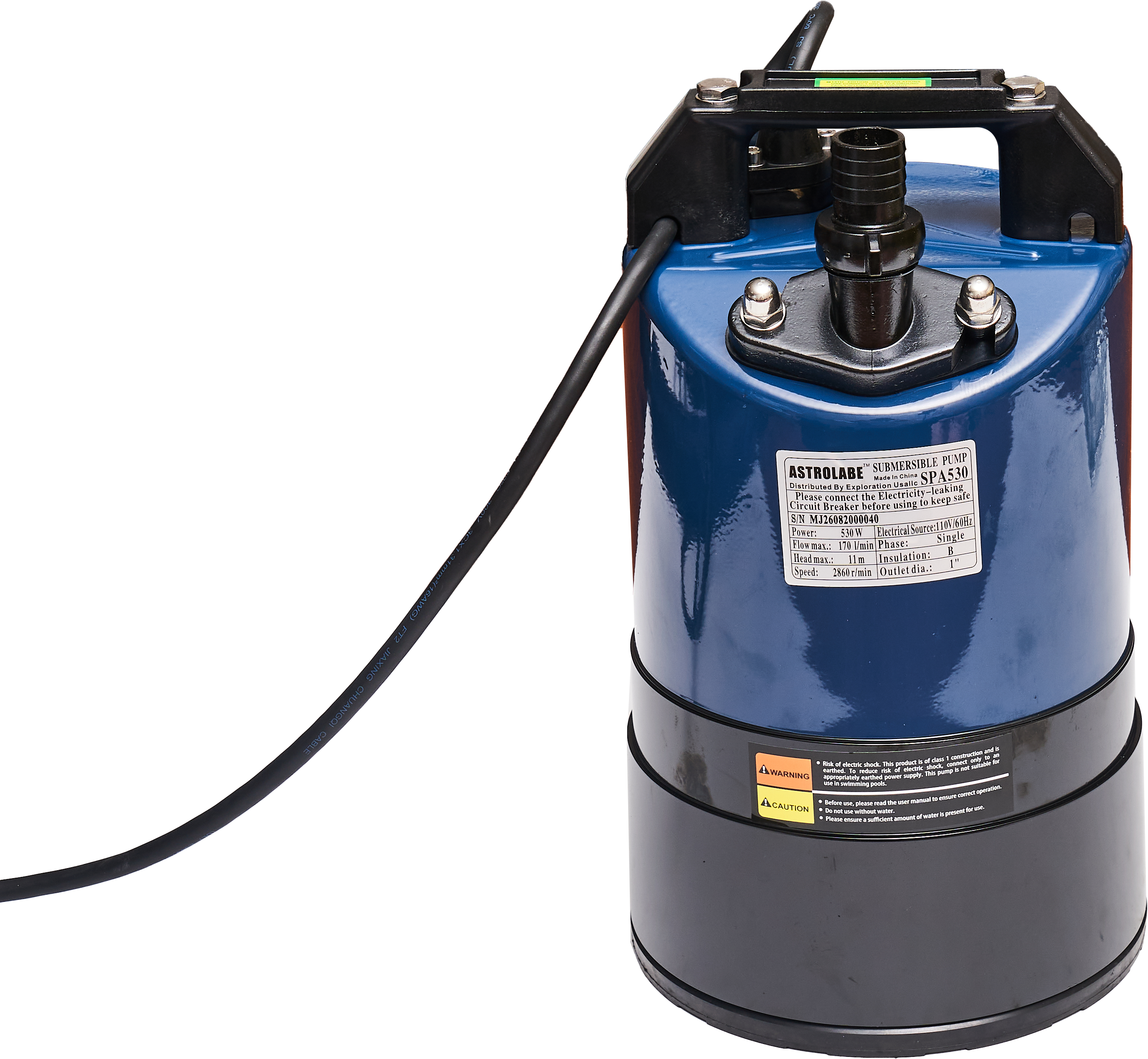 ASTROLABE SPA530 Submersible Electric Pump